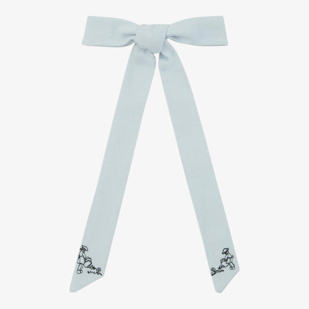 Garden Bow Medium - Light Blue