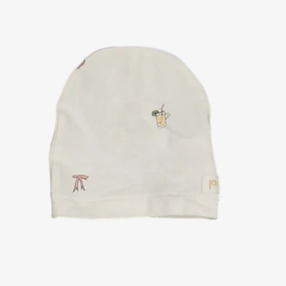 Picnic Beanie - Natural&amp;red