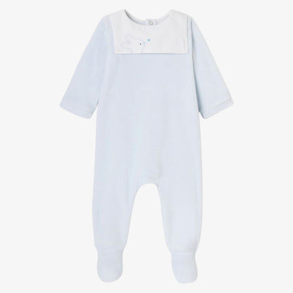 Nestor Footie - Pale Blue