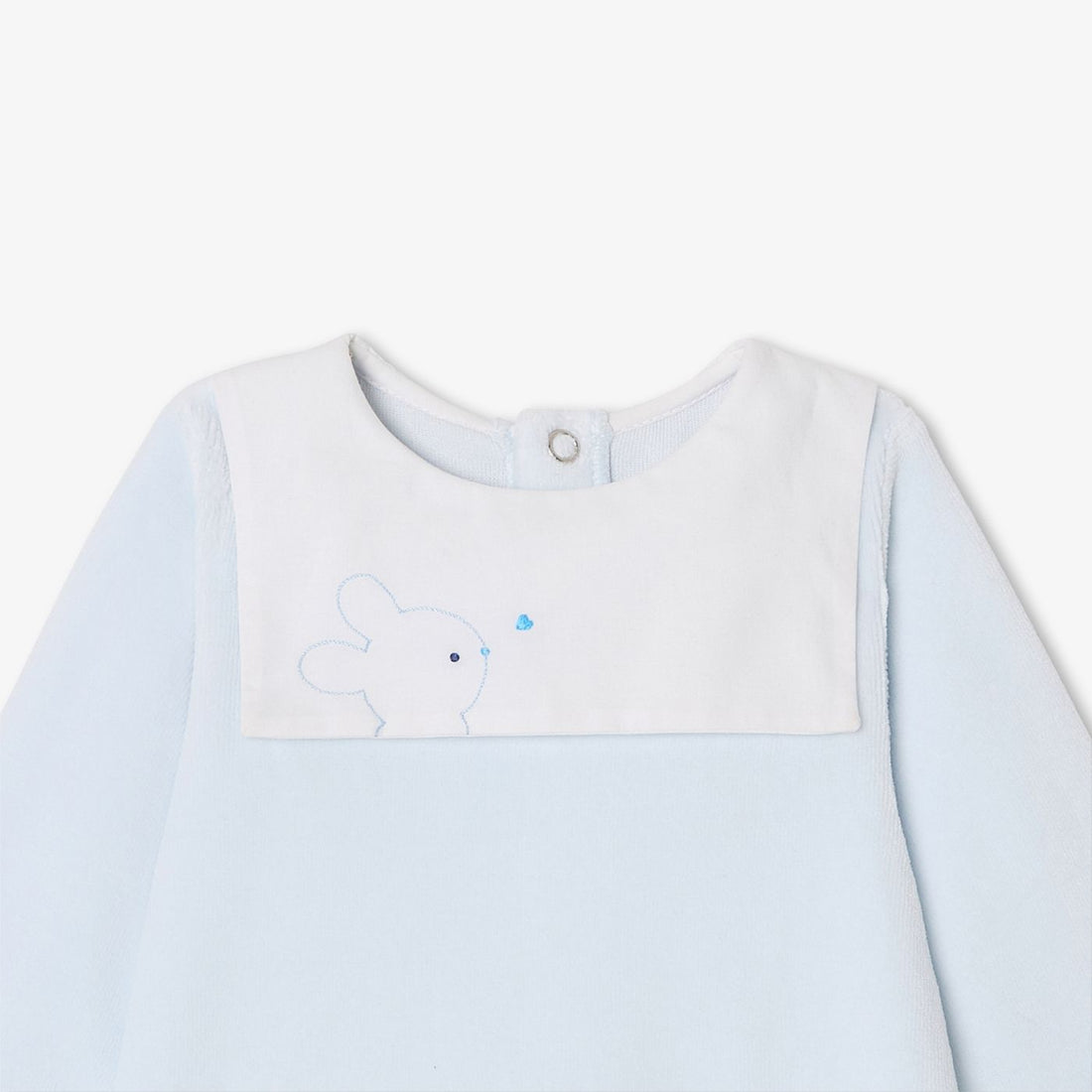 Nestor Footie - Pale Blue