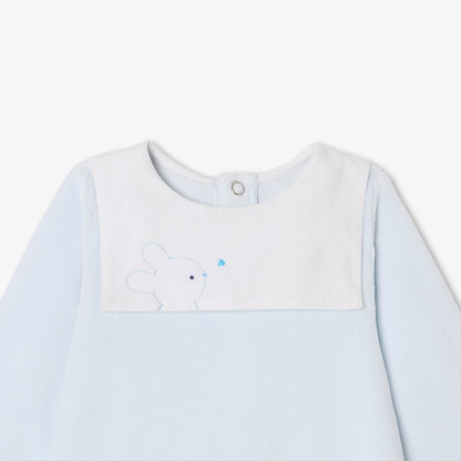 Nestor Footie - Pale Blue