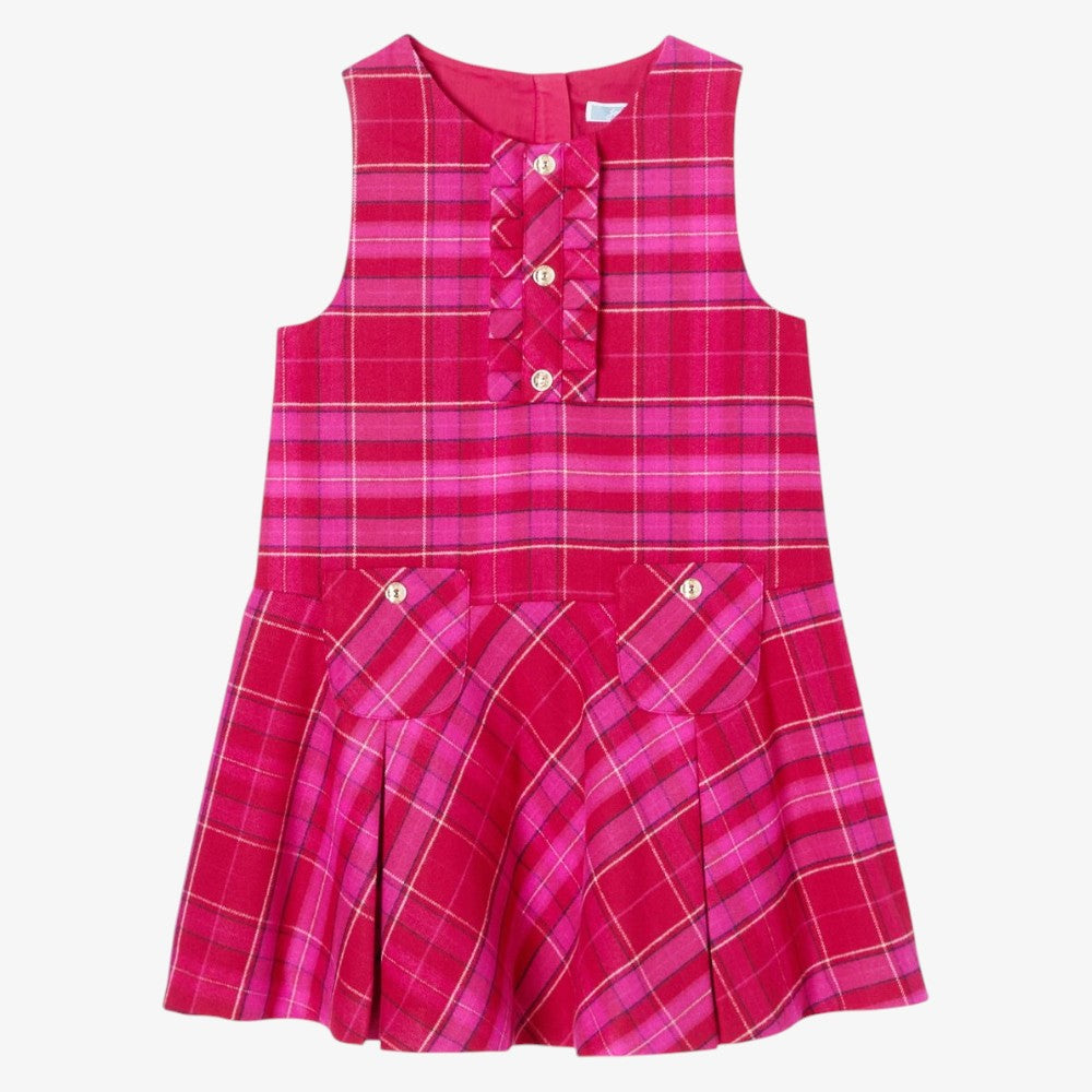 Pinafore Dress - Red