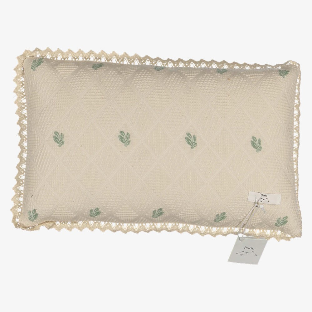 Flower Pillow - Blue