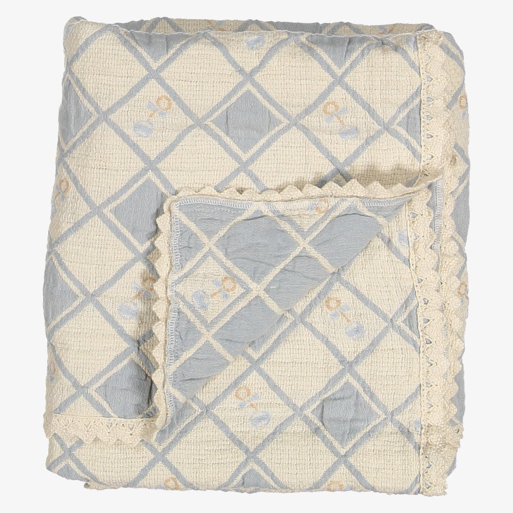 Rattle Blanket - Blue