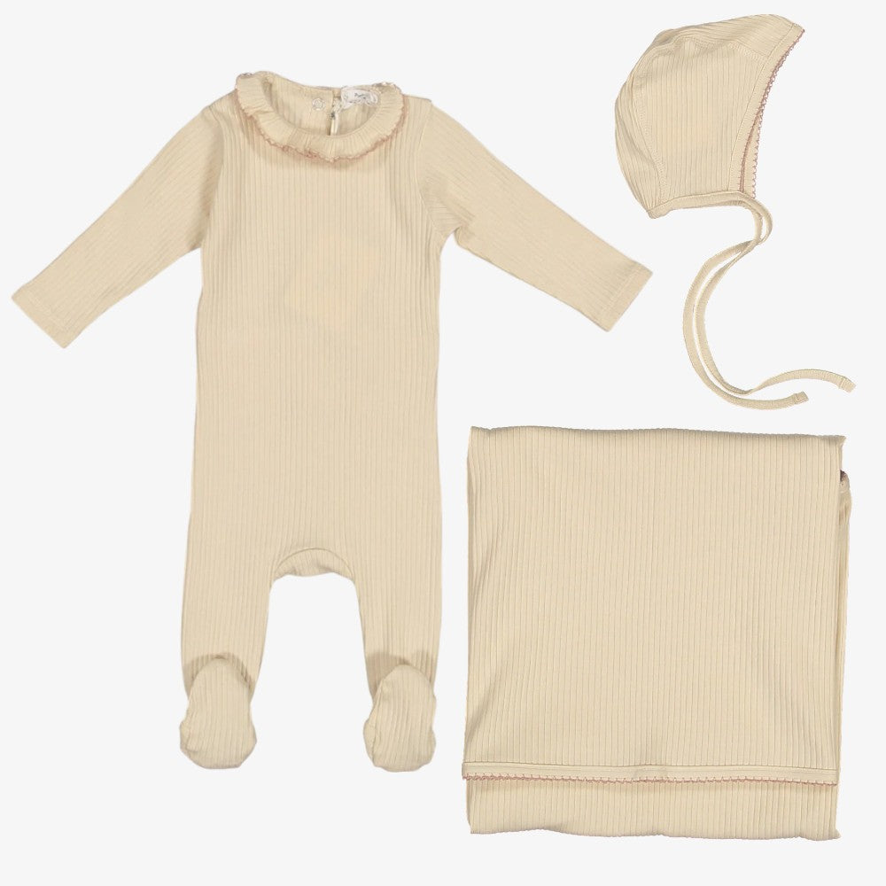 Pocket Take Me Home Set - Cream&amp;mauve