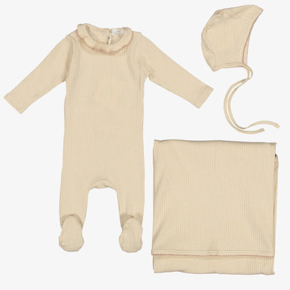 Pocket Take Me Home Set - Cream&amp;mauve
