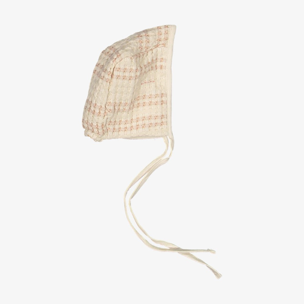 Stripe Bonnet - Pink
