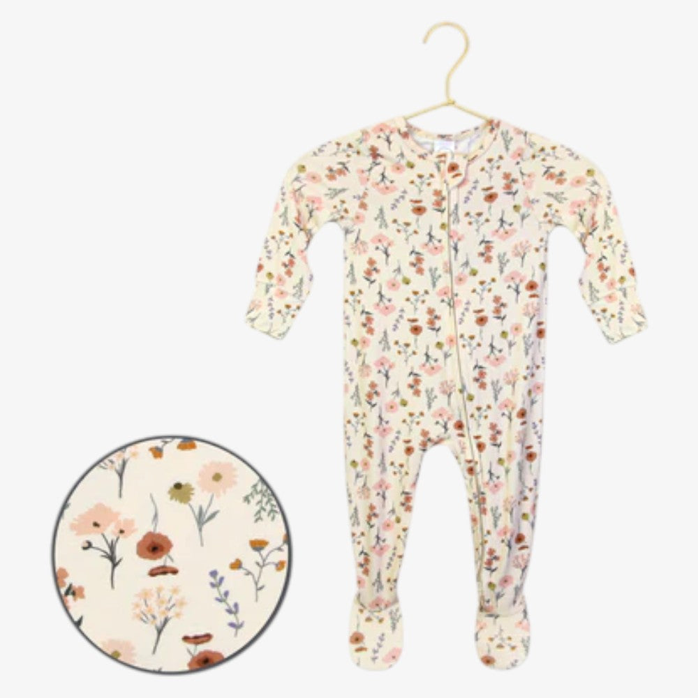 Zipper Footie - Rachel