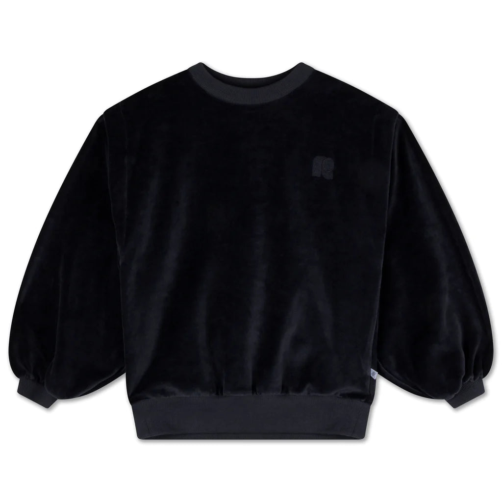 Repose Velvet Sweatshirt - Iron Grey