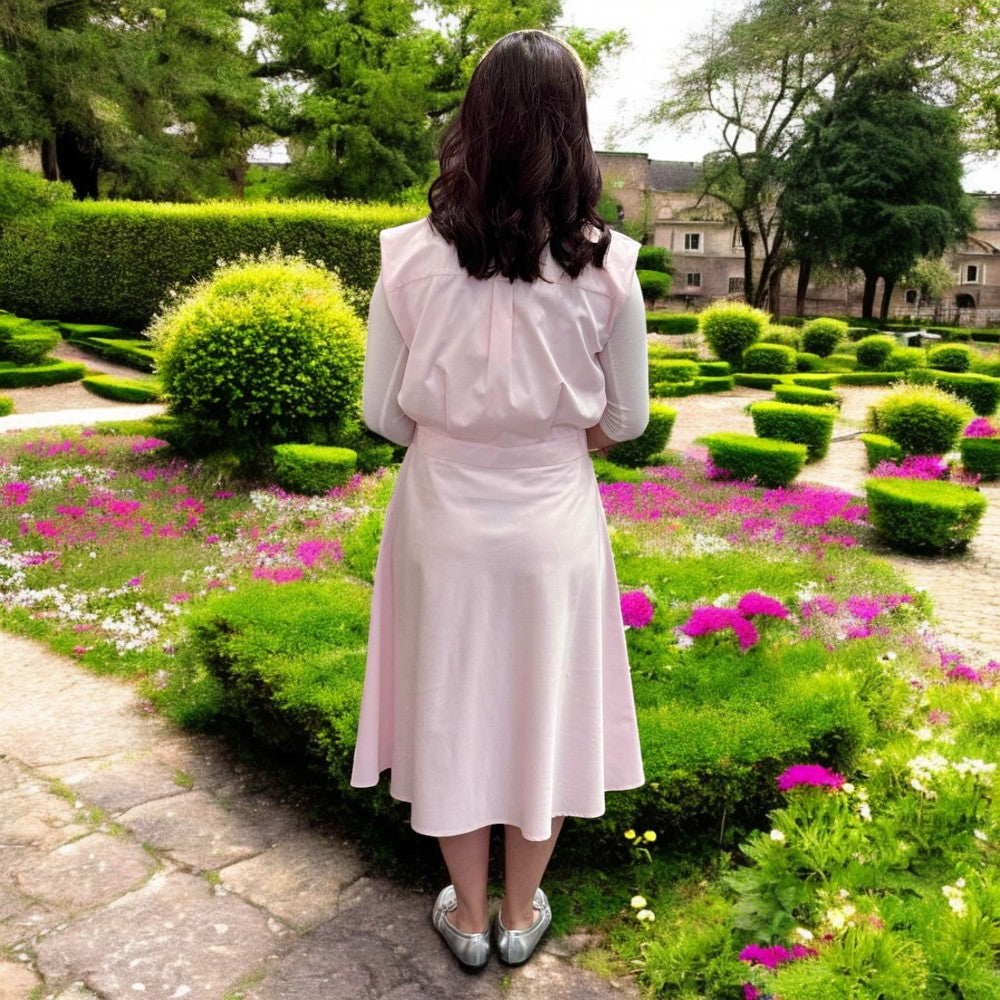 Embroidered Skirt - Peony
