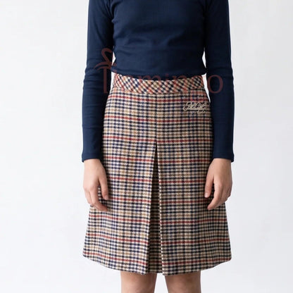 Houndstooth Skirt - Multi