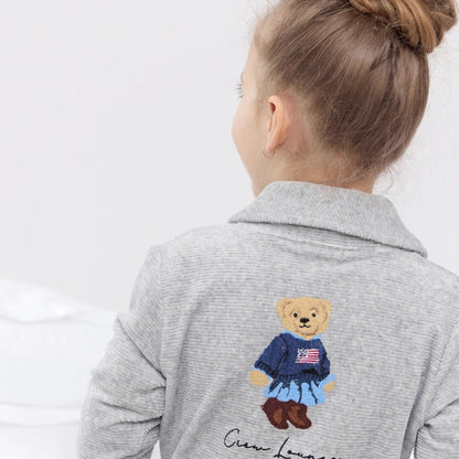 Crew Bear Robe - Red