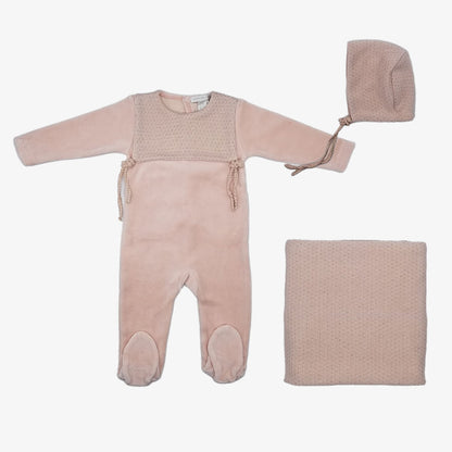 Velour Take Me Home Set - Rose/rose Gold