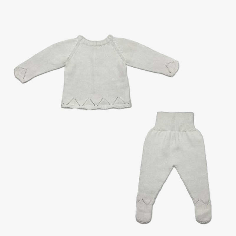 Mamitis Nordic Knit Baby Set - White