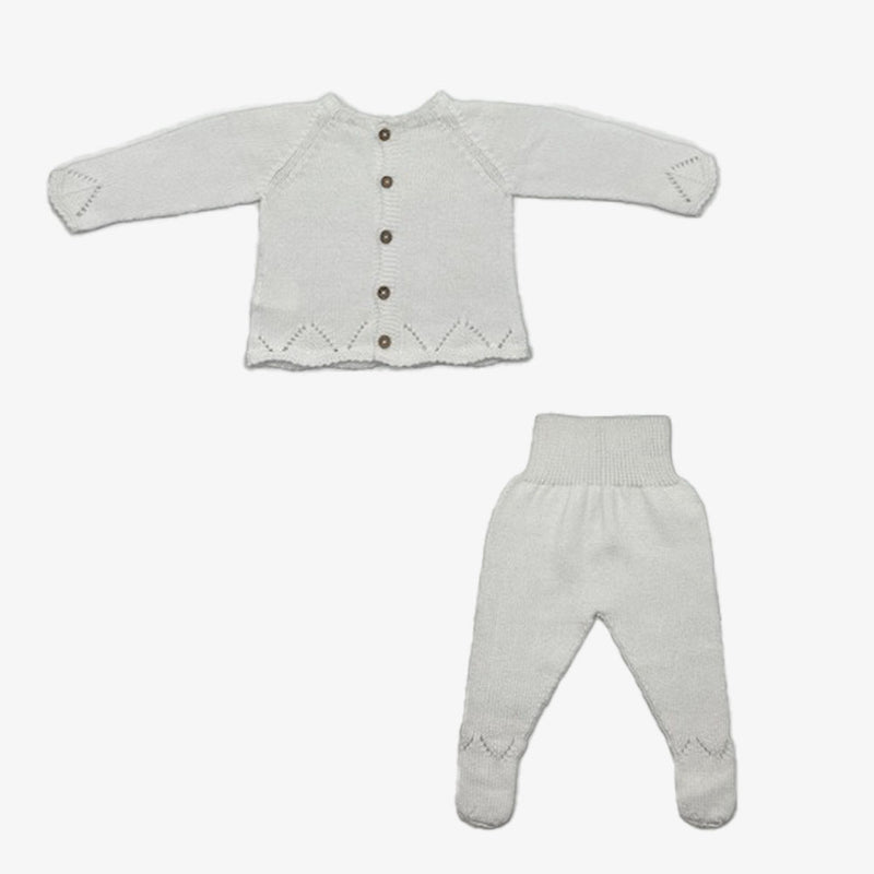 Mamitis Nordic Knit Baby Set - White