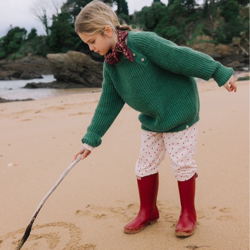 Soft Knit Sweater - Forest Green