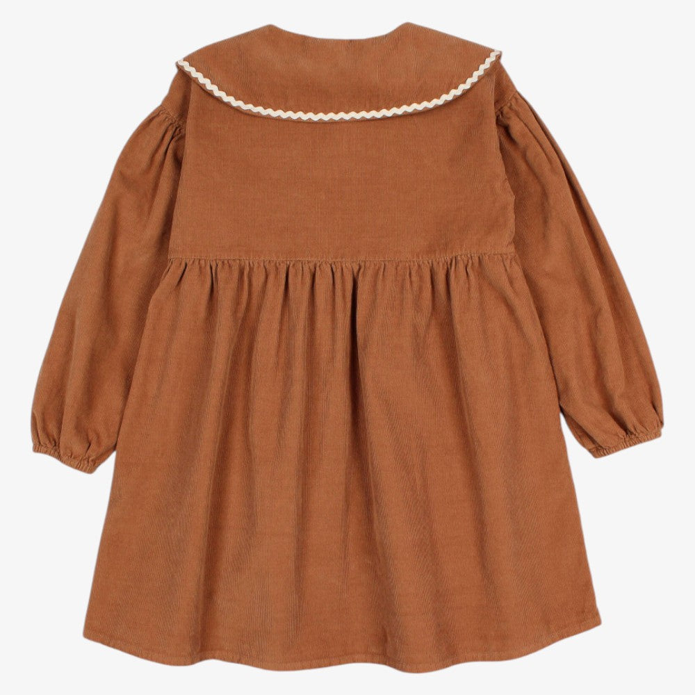 Soft Velour Dress - Cookie
