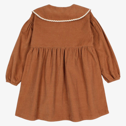 Soft Velour Dress - Cookie