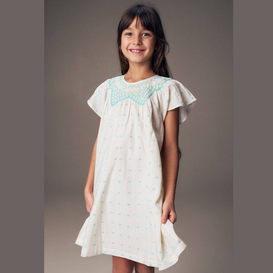 Smock Dress - Ivory