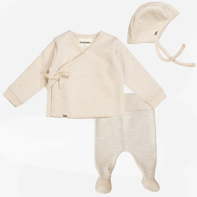 Wool 3 Piece Set - Oat