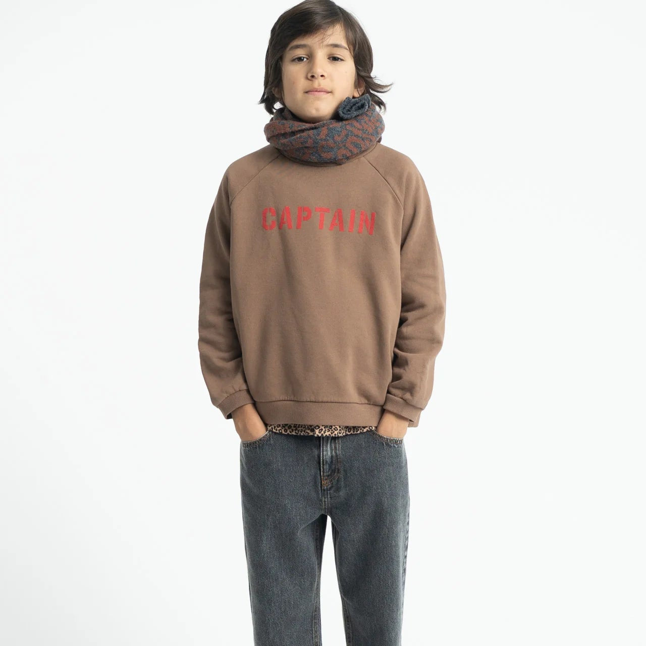 Captain Sweatshirt - Brown
