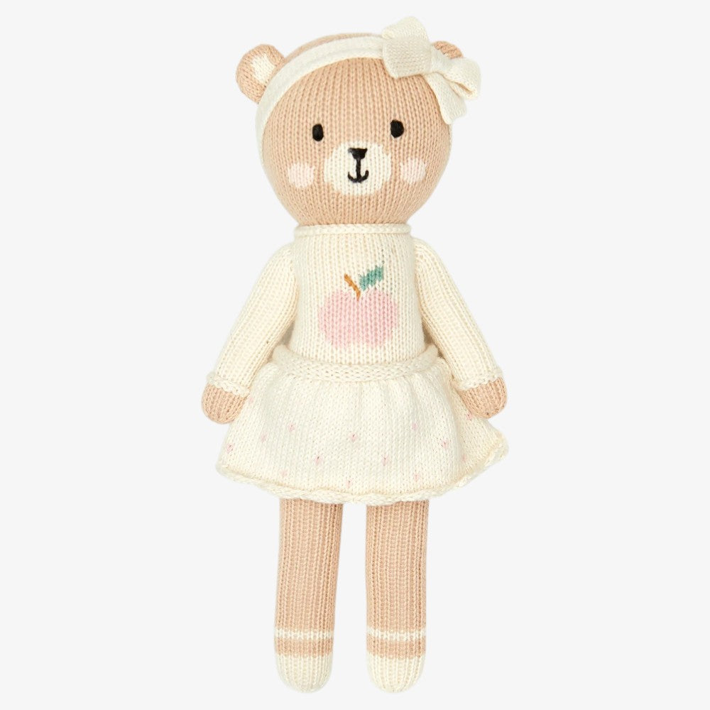 Emma Apple Bear - Natural & Pink