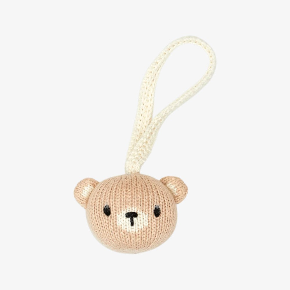 Bear Paci Holder - Natural