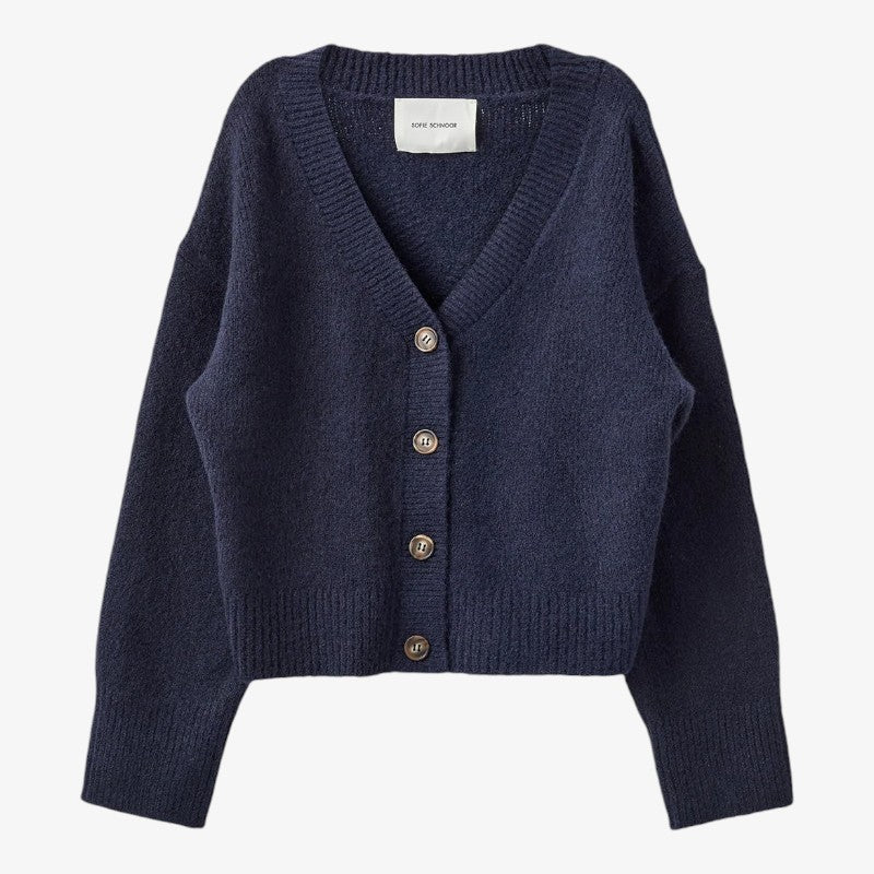 Knit Cardigan - Dark Blue