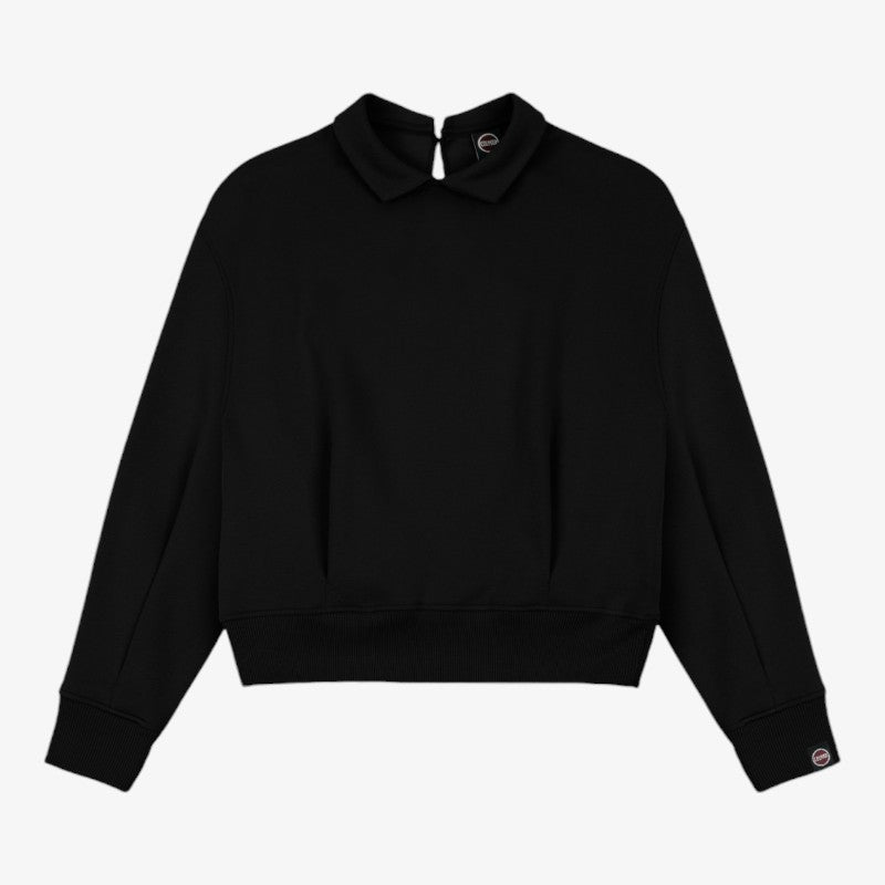 Collar Sweatshirt - Black