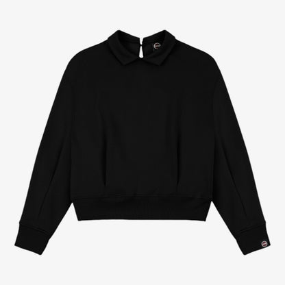 Collar Sweatshirt - Black