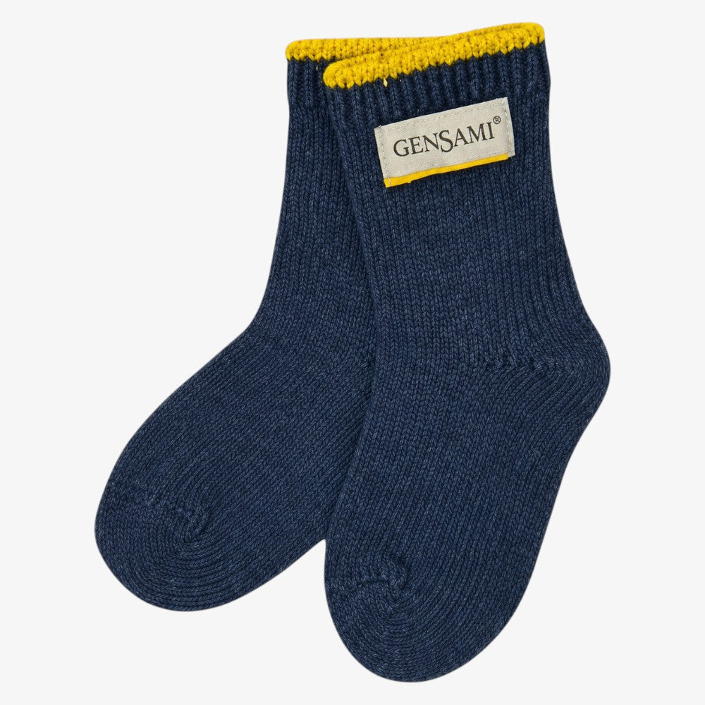 Wool Socks - Navy
