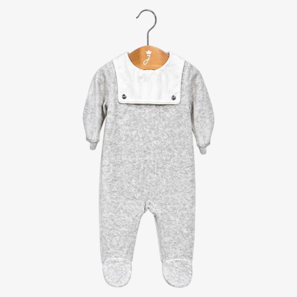Theodore Footie - Heather Grey