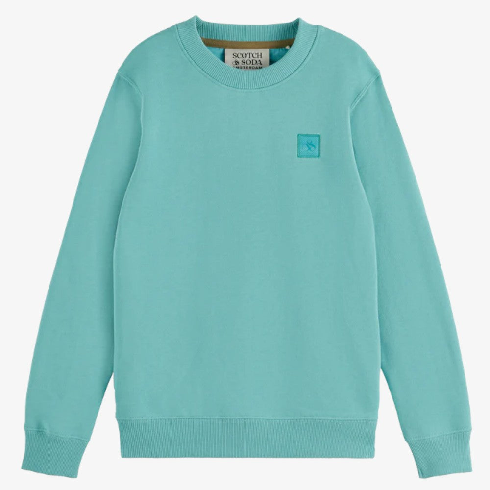Logo Badge Sweatshirt - Sea Blue