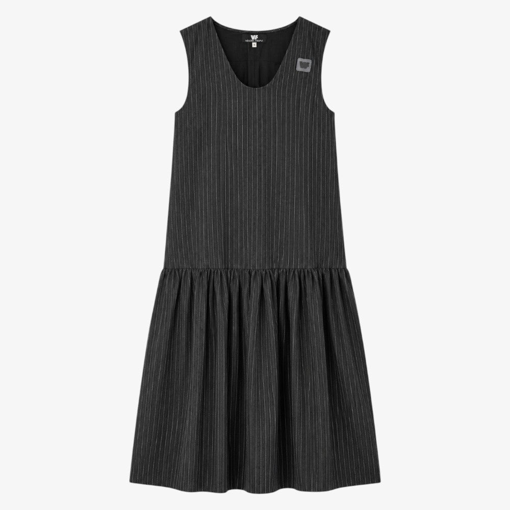 V Dress - Grey