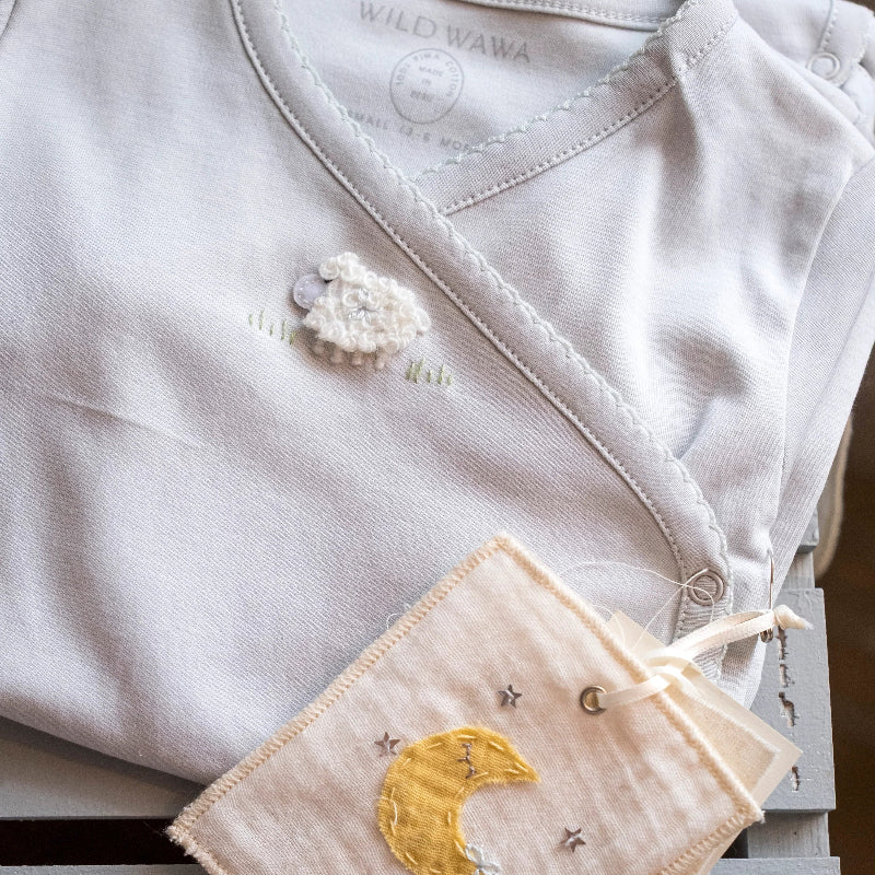 Embroidered Bundle Set - Lamb
