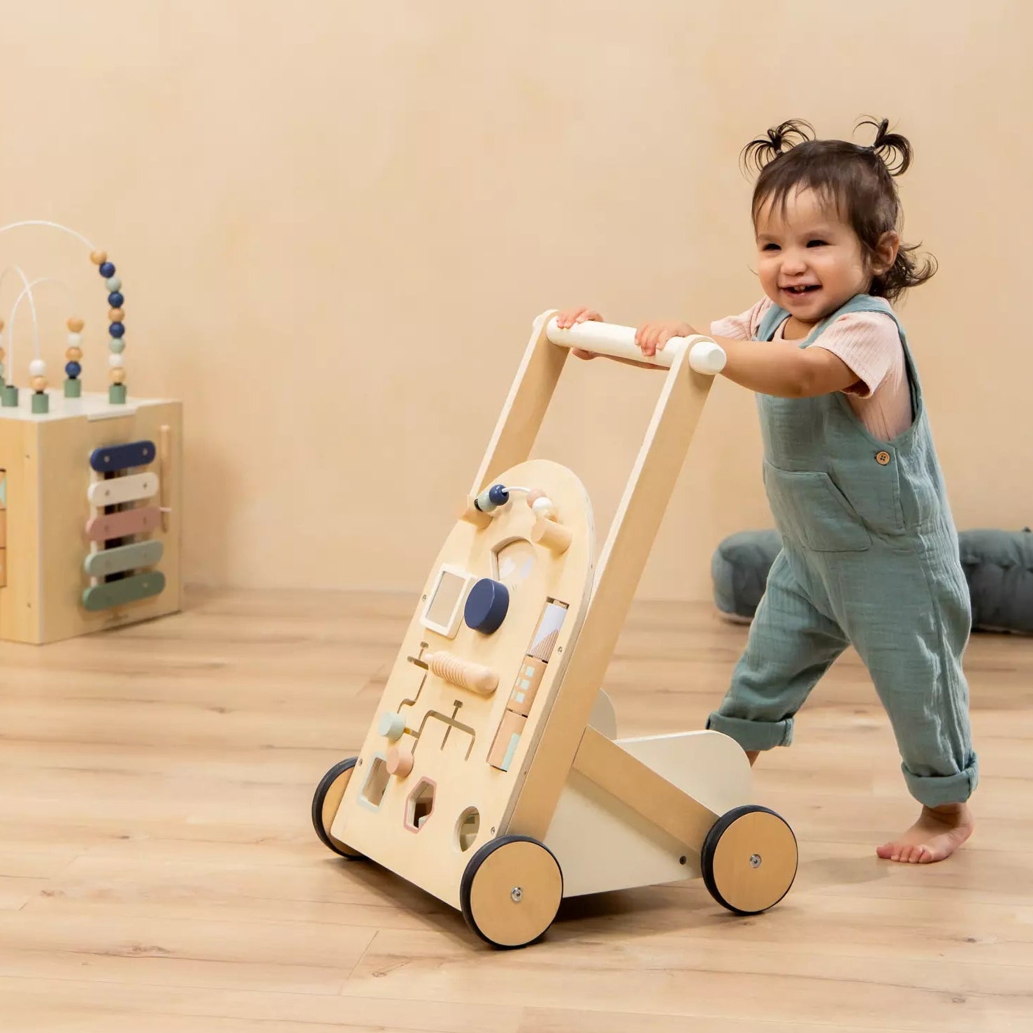 Wooden Activity Walker - Multi