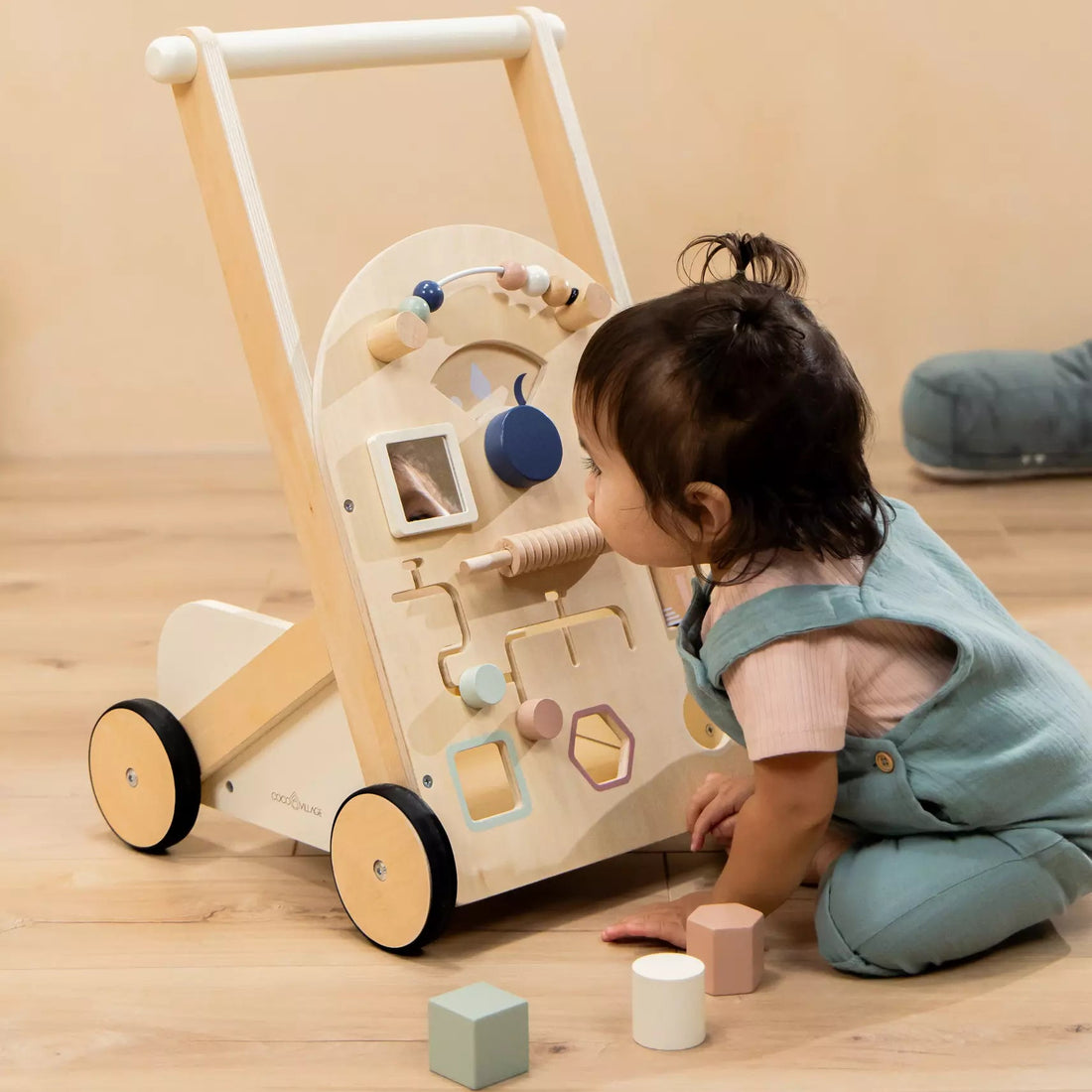 Wooden Activity Walker - Multi