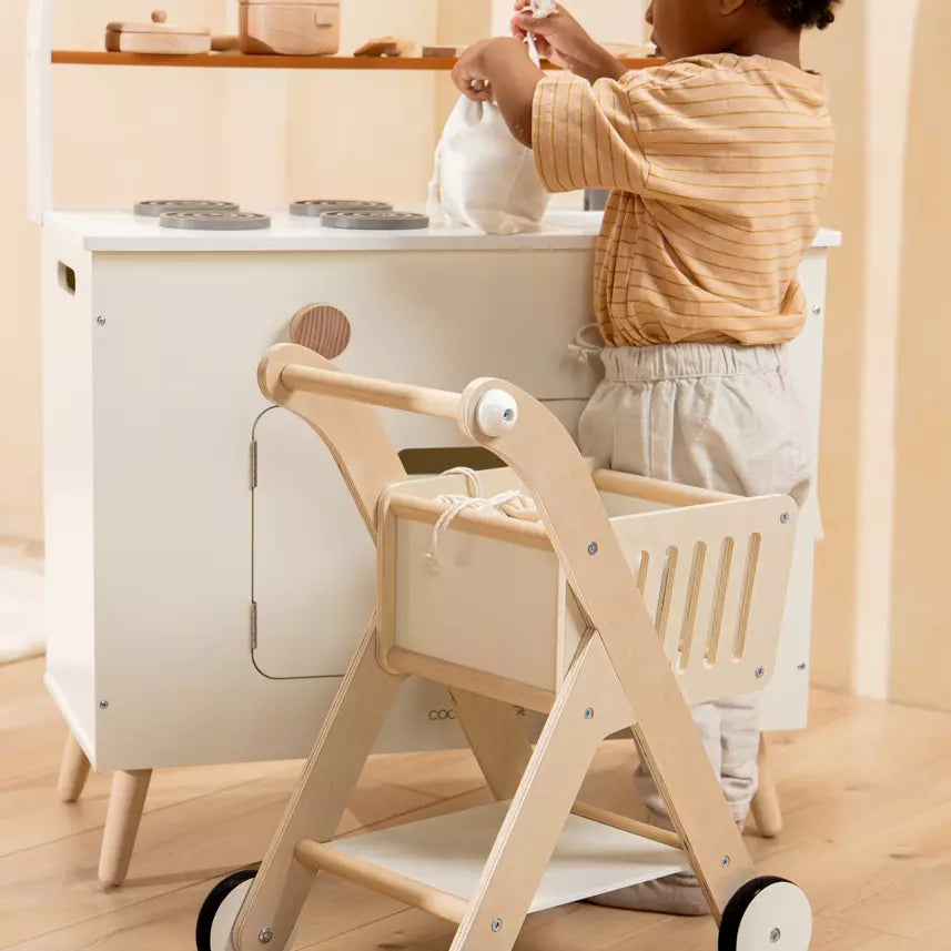 Wooden Shopping Cart - Foam