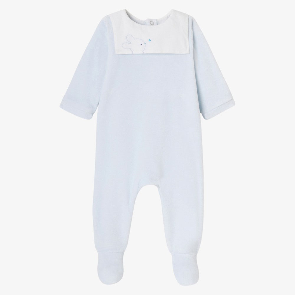 Nestor Footie - Pale Blue