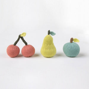 Bla Bla Kid Apple Fruit Rattle - Teal