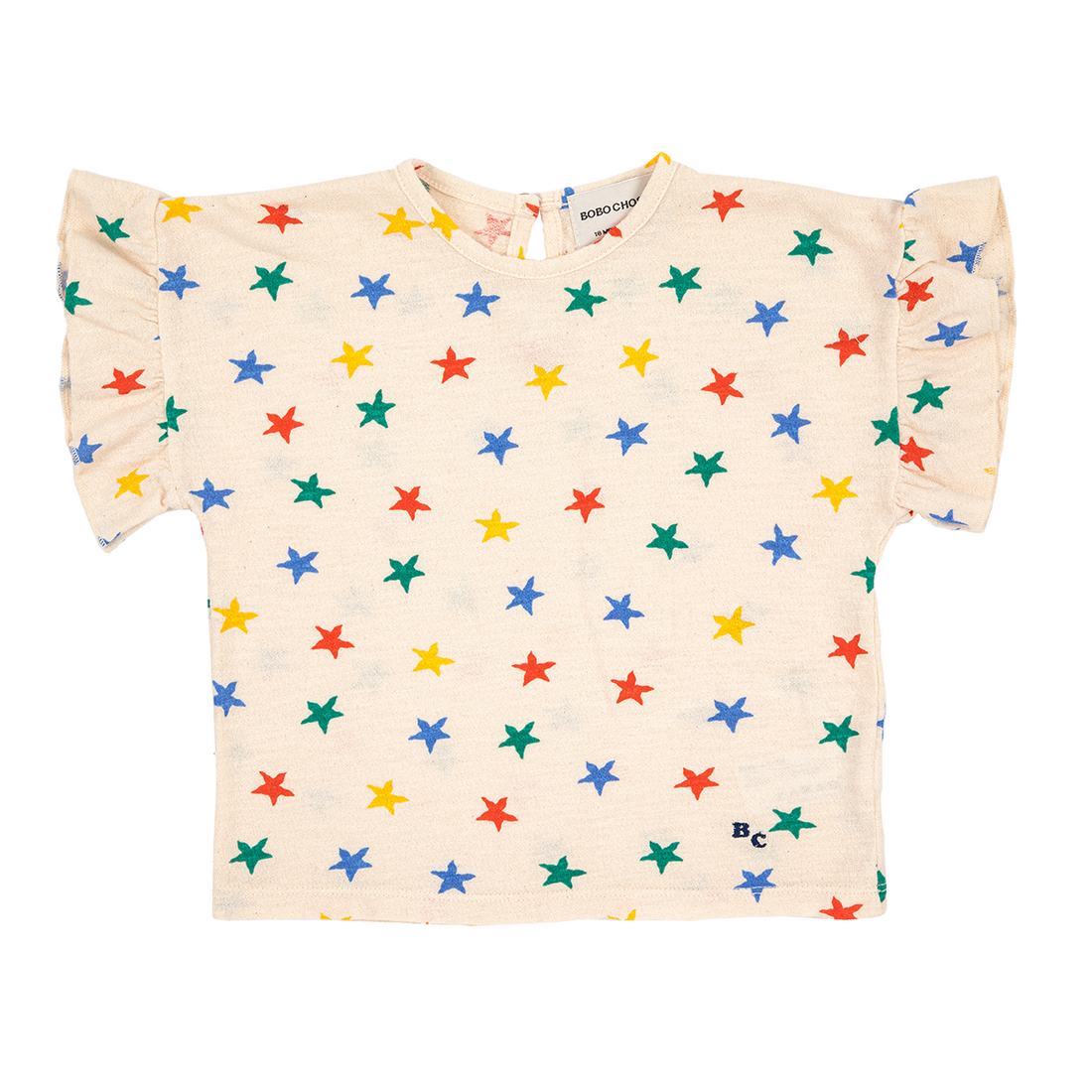 Stars Ruffle Shirt - Multicolor