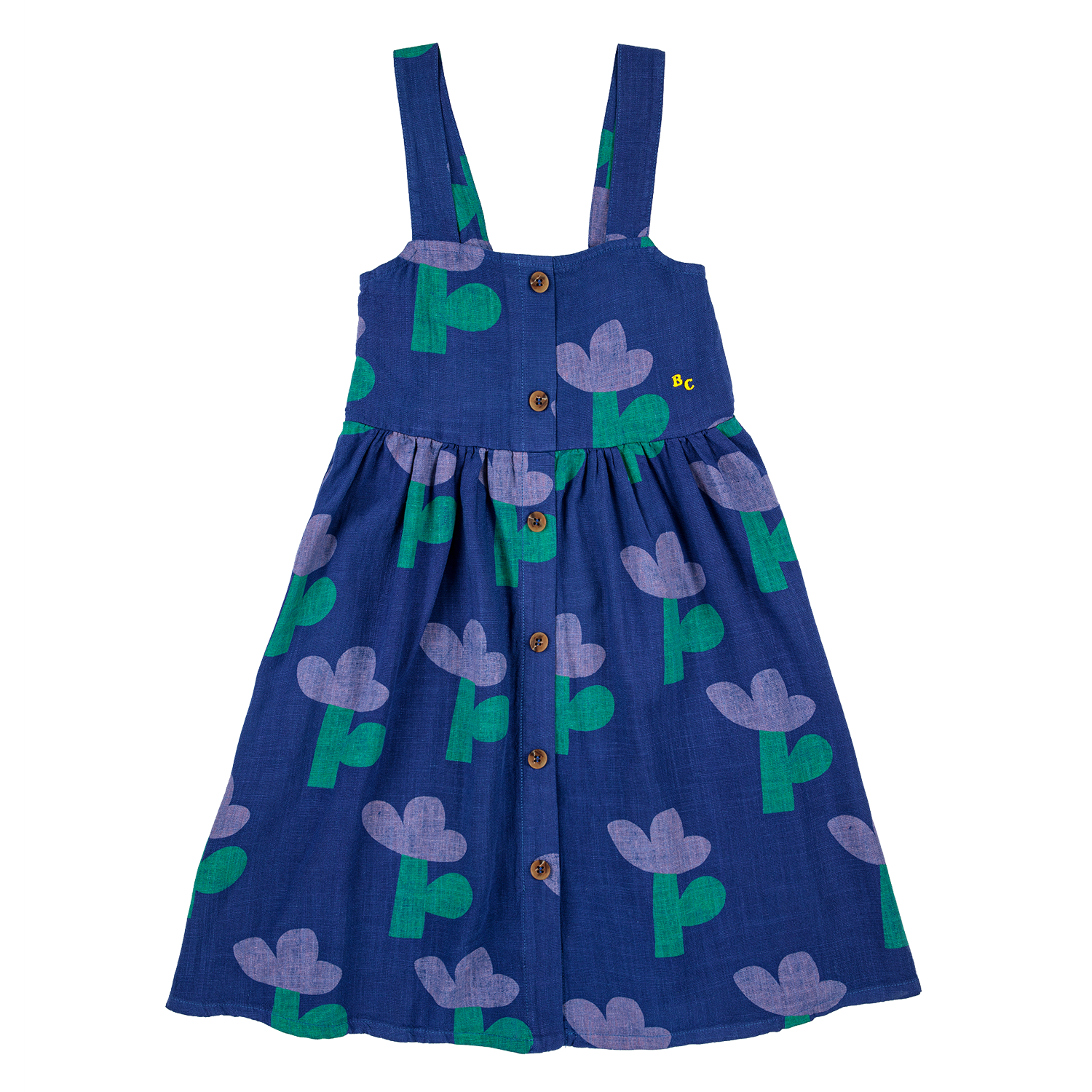 Bobo Choses Sea Flower Strap Dress - Blue