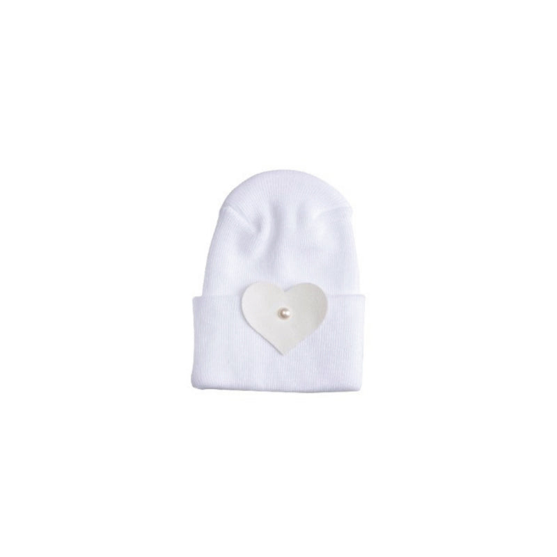 Adora Hospital Hat - White Heart