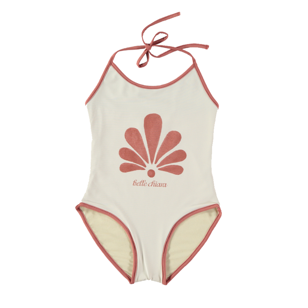Belle Chiara Anthemion Swimsuit - Beige