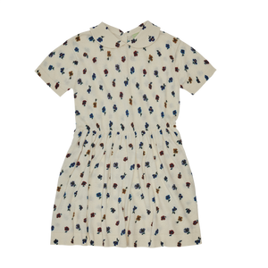 FUB Printed Dress - Ecru/flower