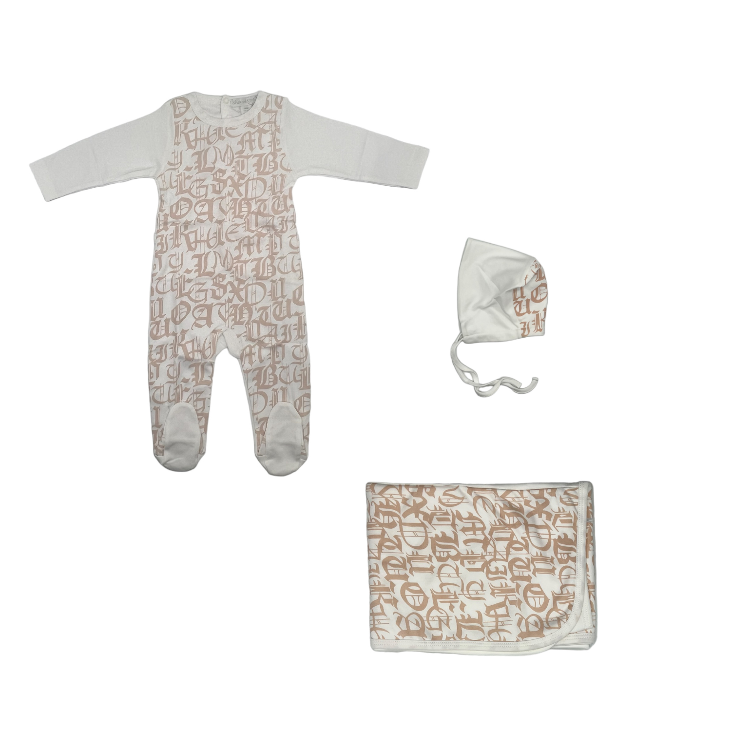 Printed Take Me Home Set - Ivory/rose