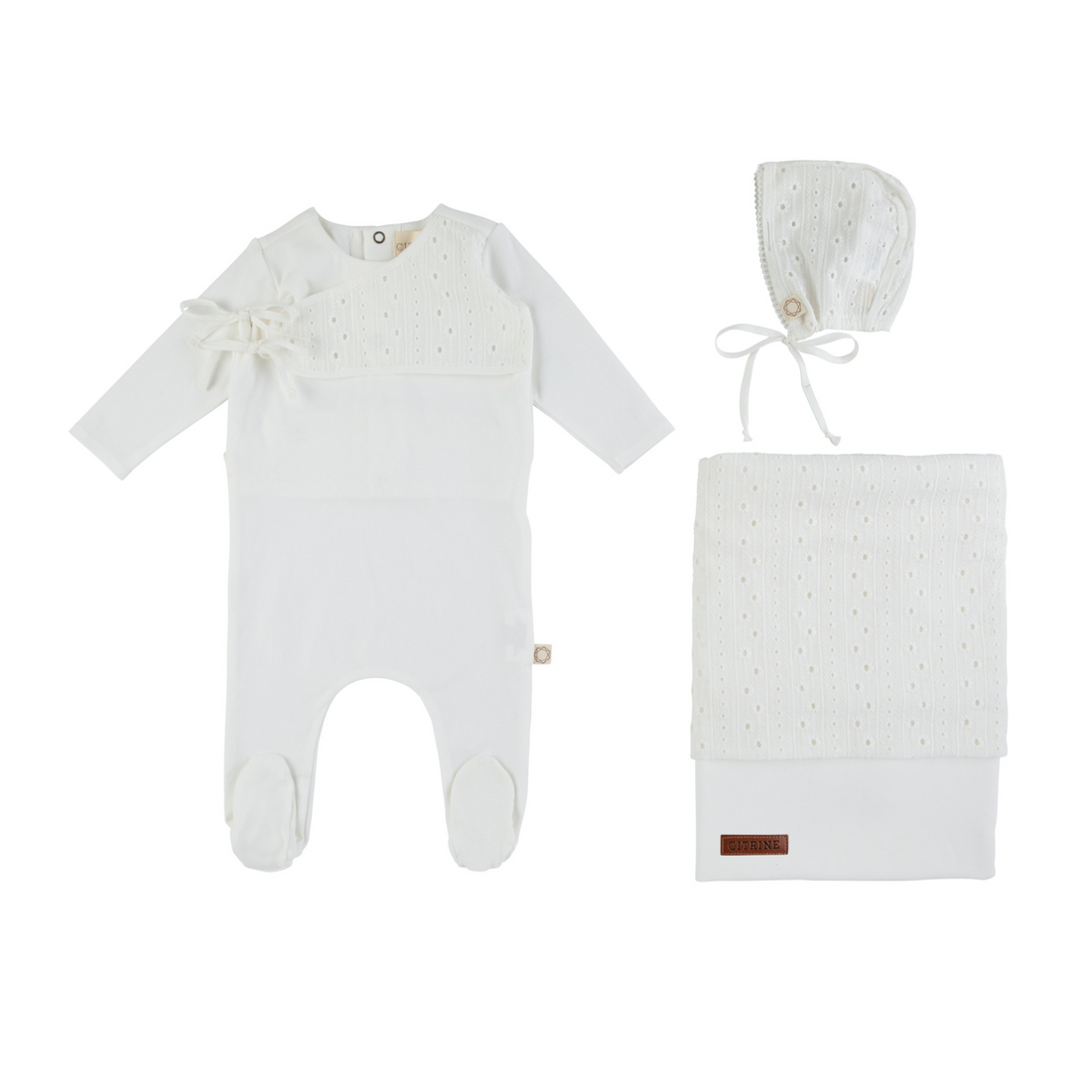 Lace Wrap Take Me Home Set - White