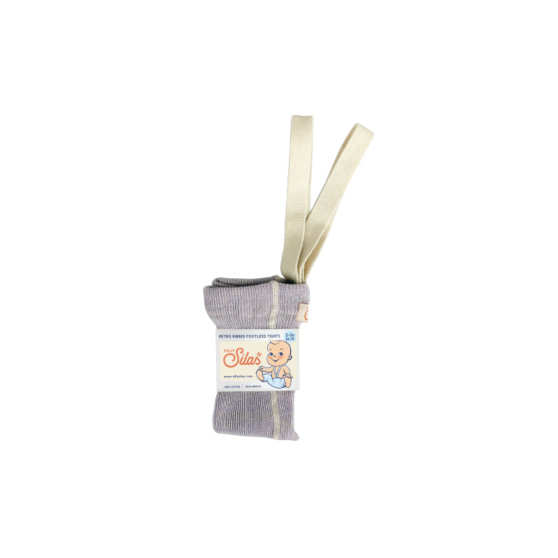 Silly Silas Footless Suspender T - Creamy Lavender
