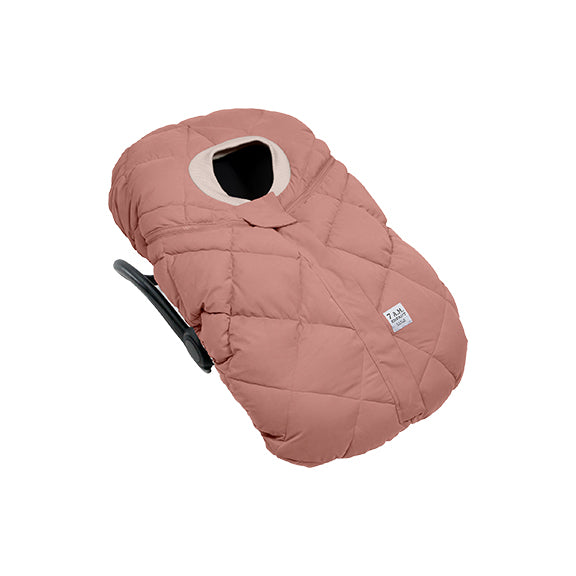 Car Seat Cocoon - Rose Quilted