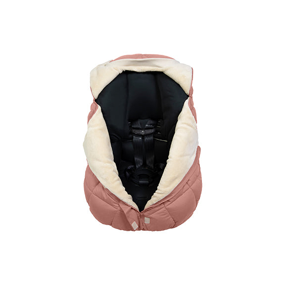 Car Seat Cocoon - Rose Quilted